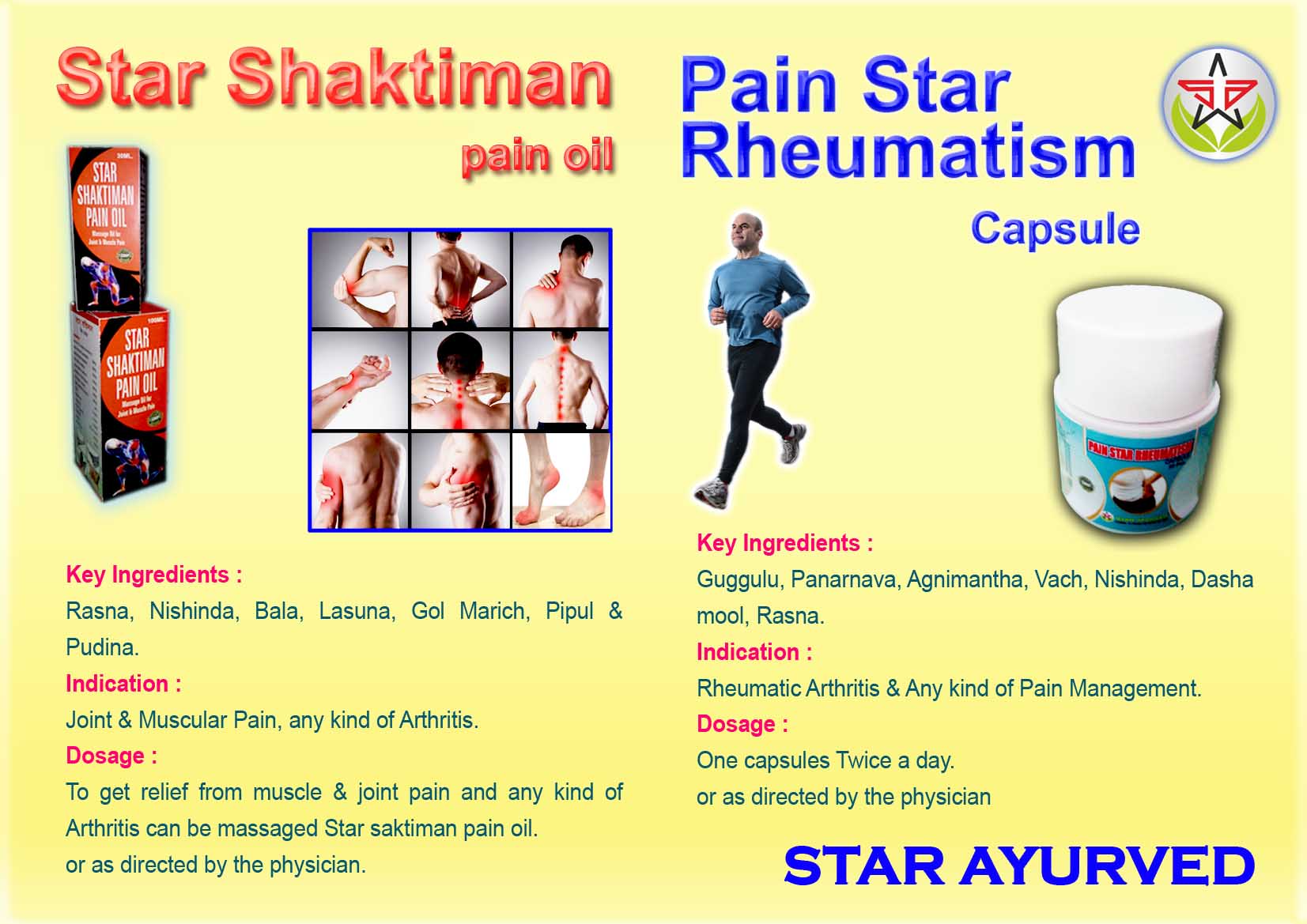 Star Shaktiman & Pain oil